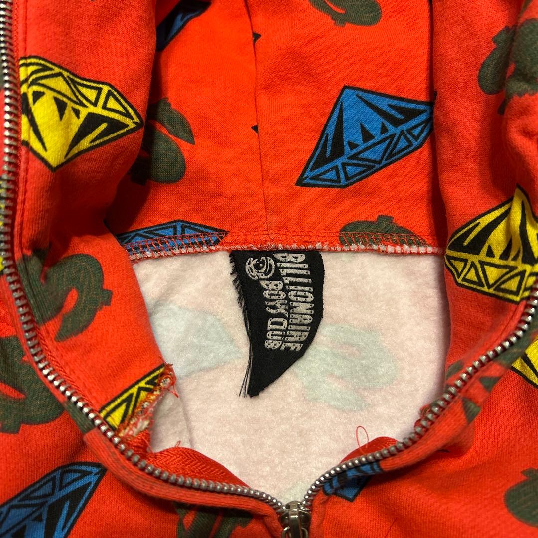 専用‼️billionaire boys club ダイヤモンド柄フルジップ