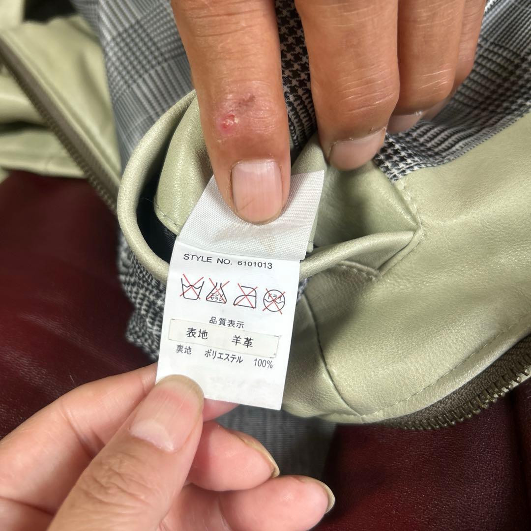 Avirex シングルライダースジャケット L お値下げ‼️