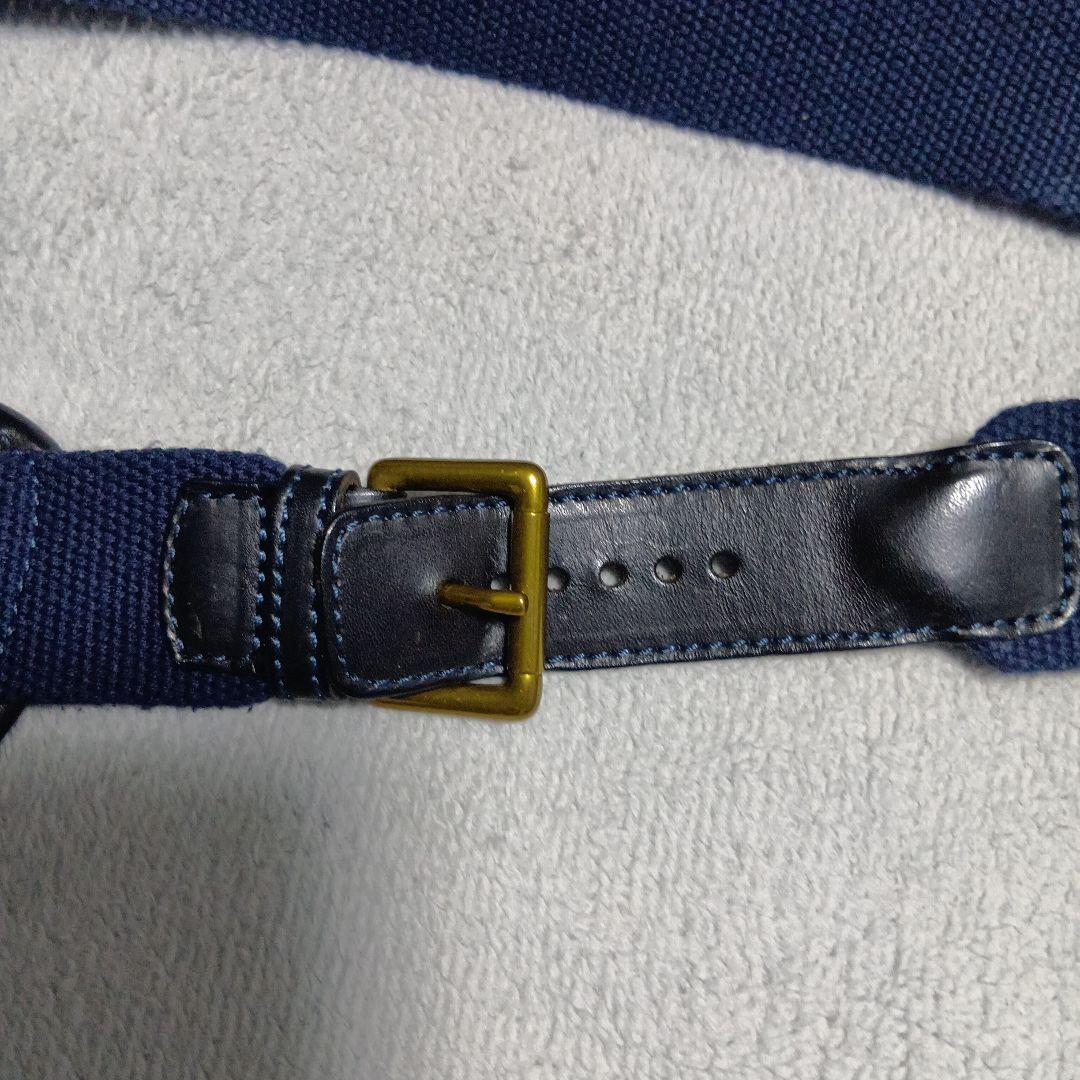 最終値下【超美品】フェリージ　ボディバッグ　ナイロン　ネイビー　斜め掛け　人気色