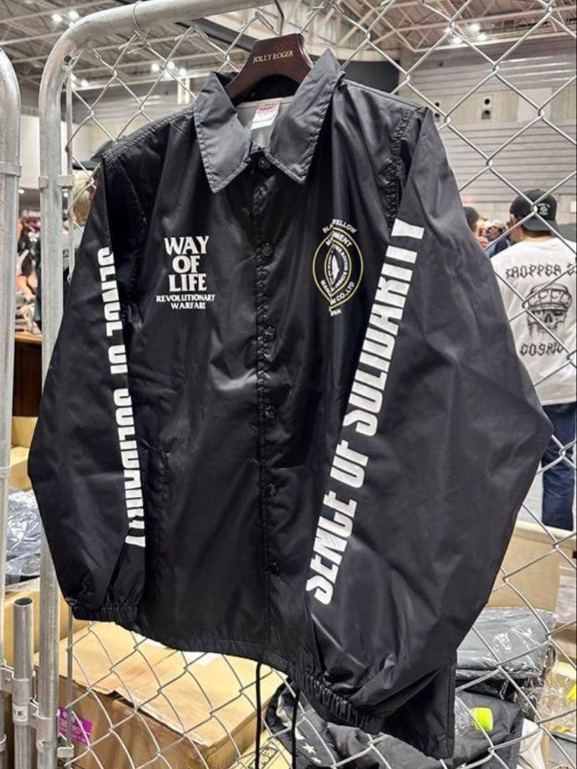 極美品 RATS ホットロッド 限定 コーチジャケット 黒 WAYOFLIFE