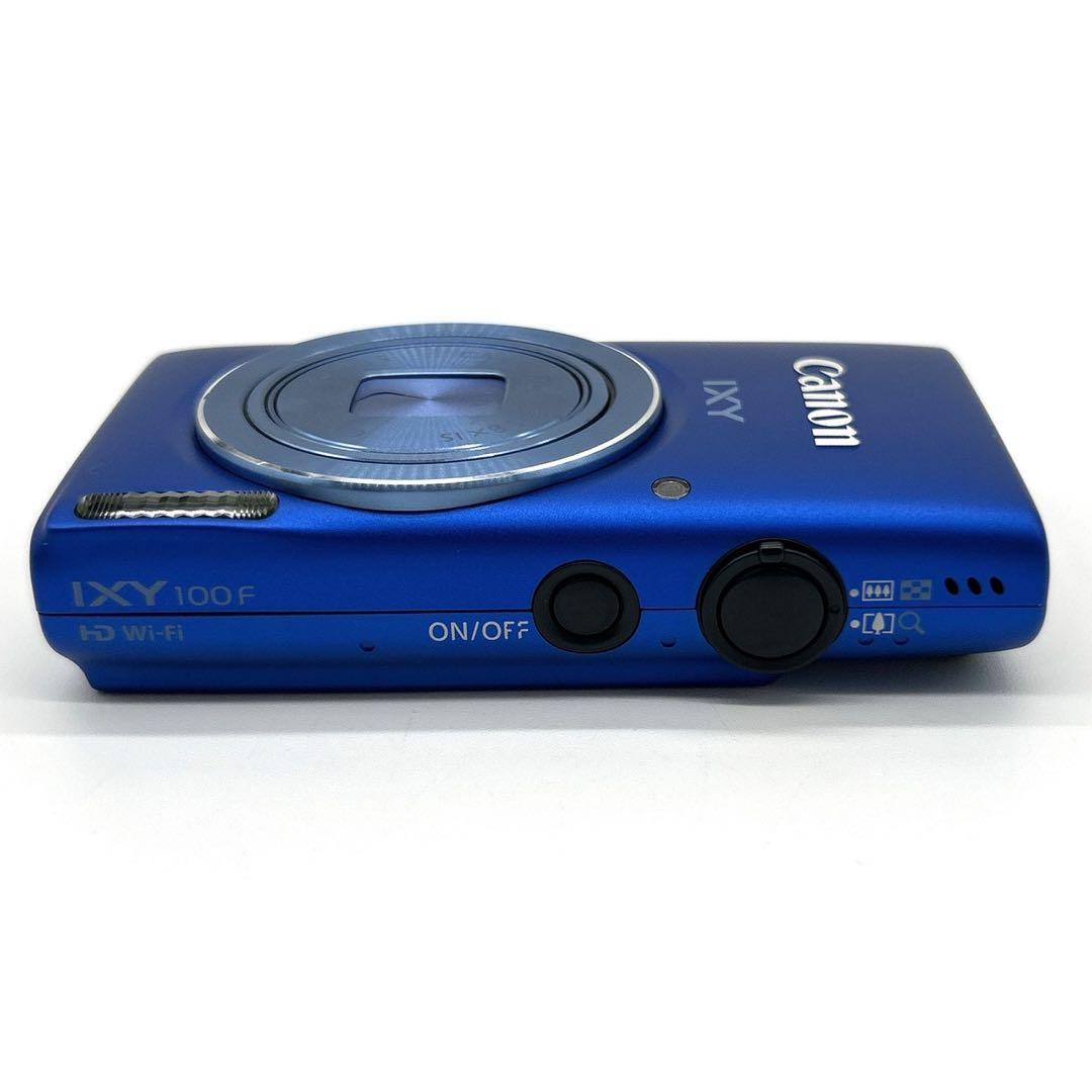 Canon キャノン IXY イクシー 100F デジカメ ブルー 充電器