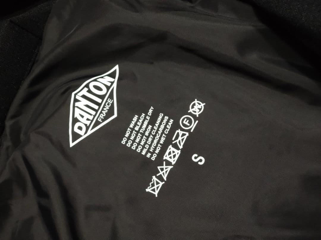ダントン DANTON DOWN スクエアキルト ダウンジャケット ブラック