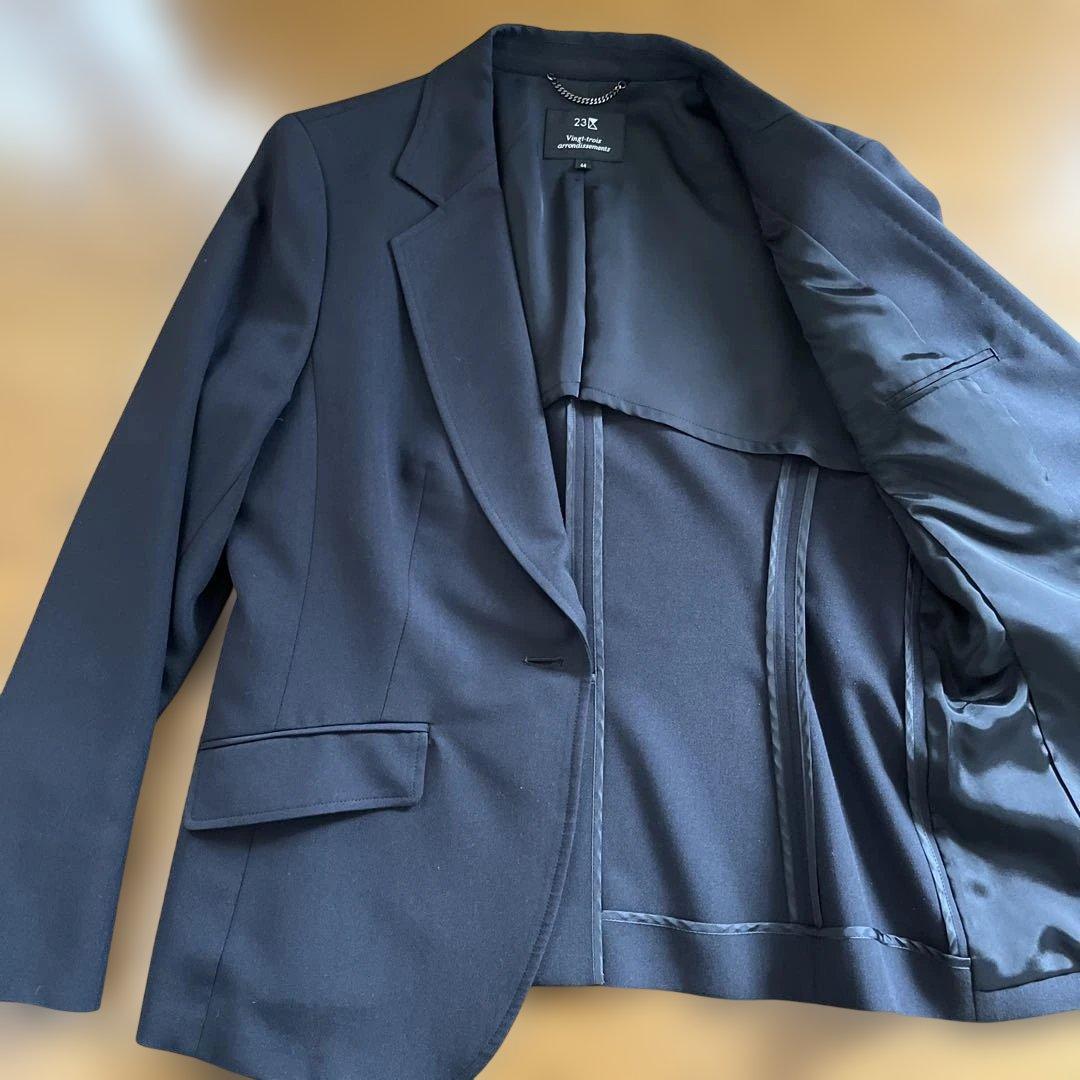 23区　ダークブルー ビジネスパンツスーツ 44