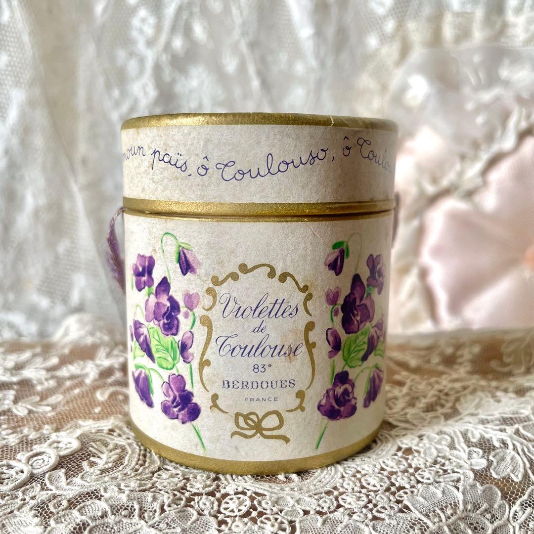 トゥルーズすみれのオードトワレ　ボックス&説明書付き　フランスアンティークスミレ