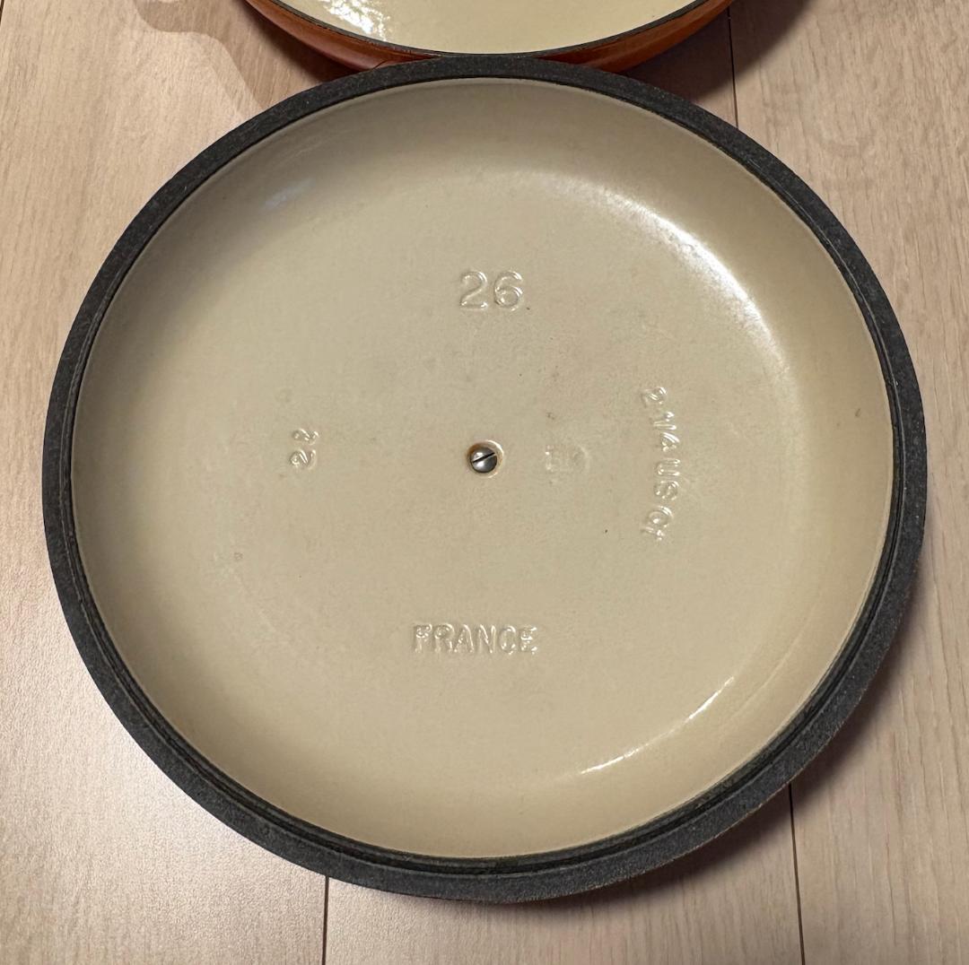 【専用】LE CREUSET ル・クルーゼビュッフェキャセロール26㎝ オレンジ