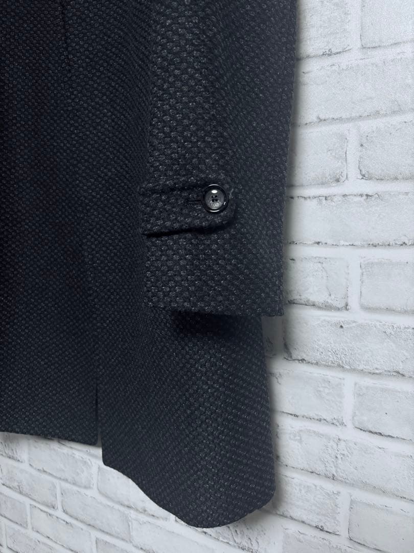 最終価格【カシミヤ混/上質ワッフル織】タリアトーレ アルスターコート 定価15万