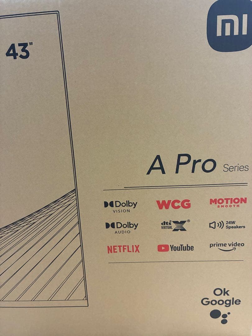 【新品】Xiaomi TV 43インチ L43M8-A2TWN