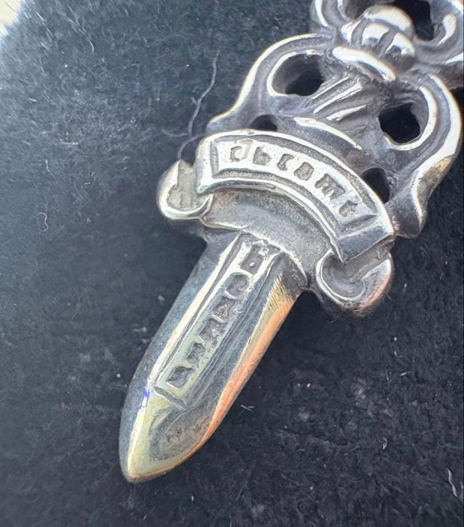 て*て様 【CHROME HEARTS】 クロムハーツ ダガーフープピアス