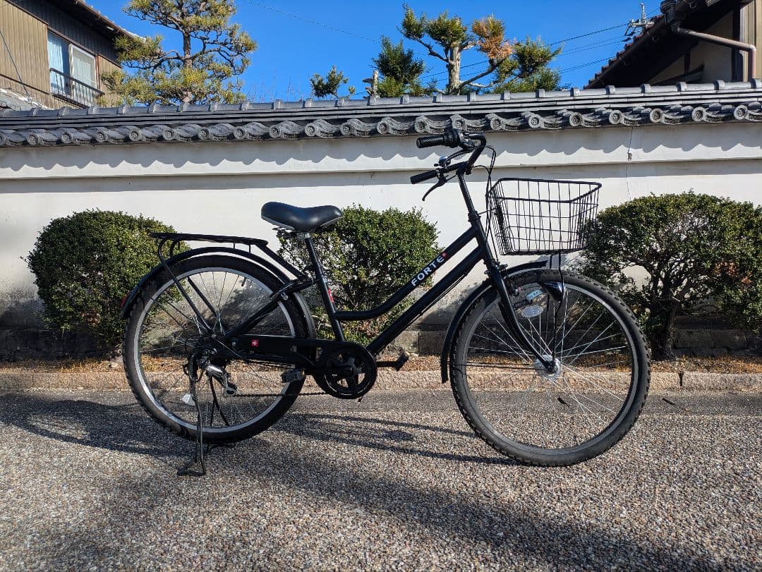 美品 26インチ 自転車 ママチャリ　軽快車 シティサイクル 名古屋　配送可
