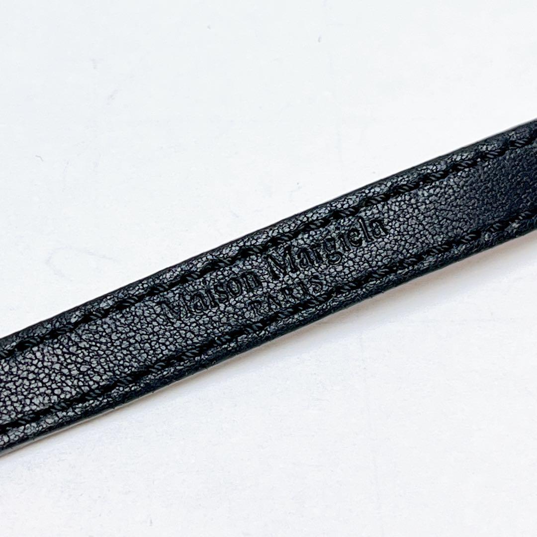 マルジェラ　レザー　ラップ　ブレスレット　留め具925