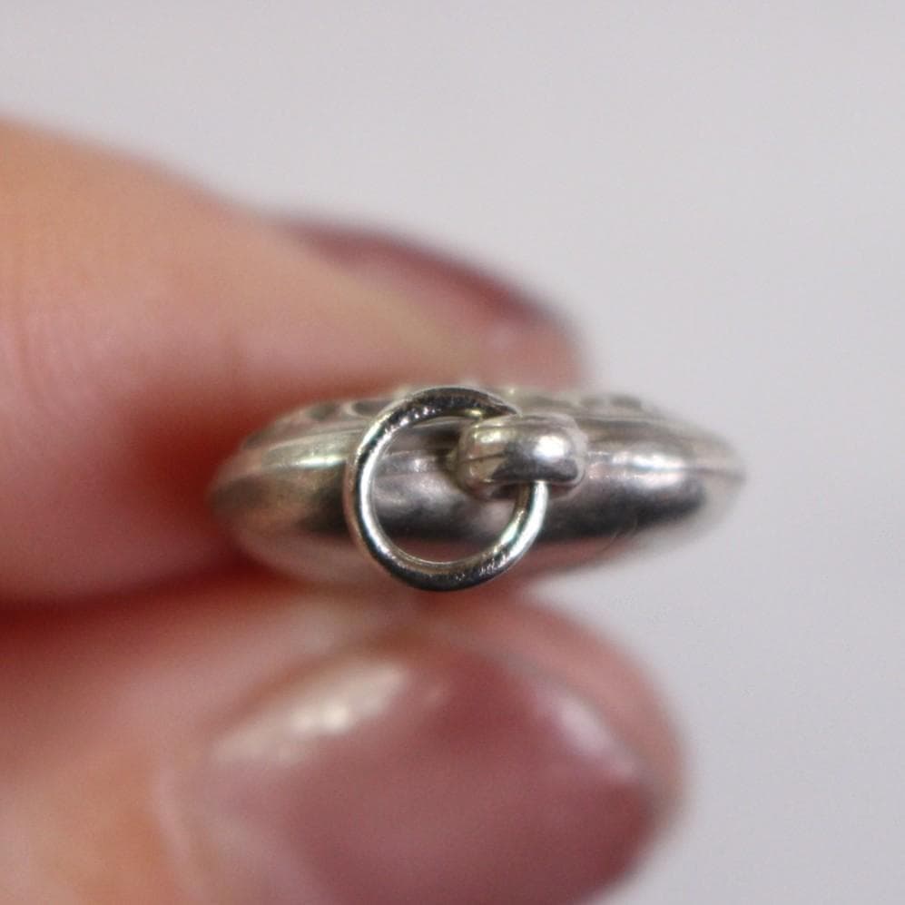 40s　WW2　スウィートハートジュエリー　菊　花　　シルバー　ギフトに　古着に