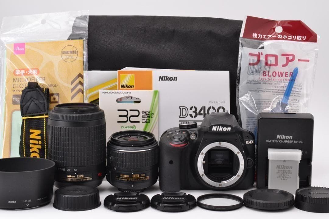 ■ 美品 ■ ニコン　Nikon D3400 ダブルズーム
