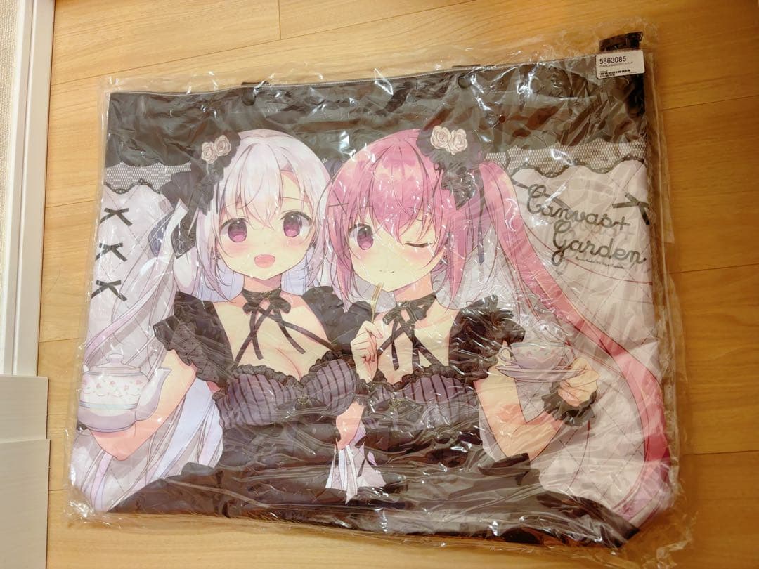 クリアトートバッグ りら＆りしぇ 宮坂みゆ＆宮坂なこ CANVAS+GARDEN