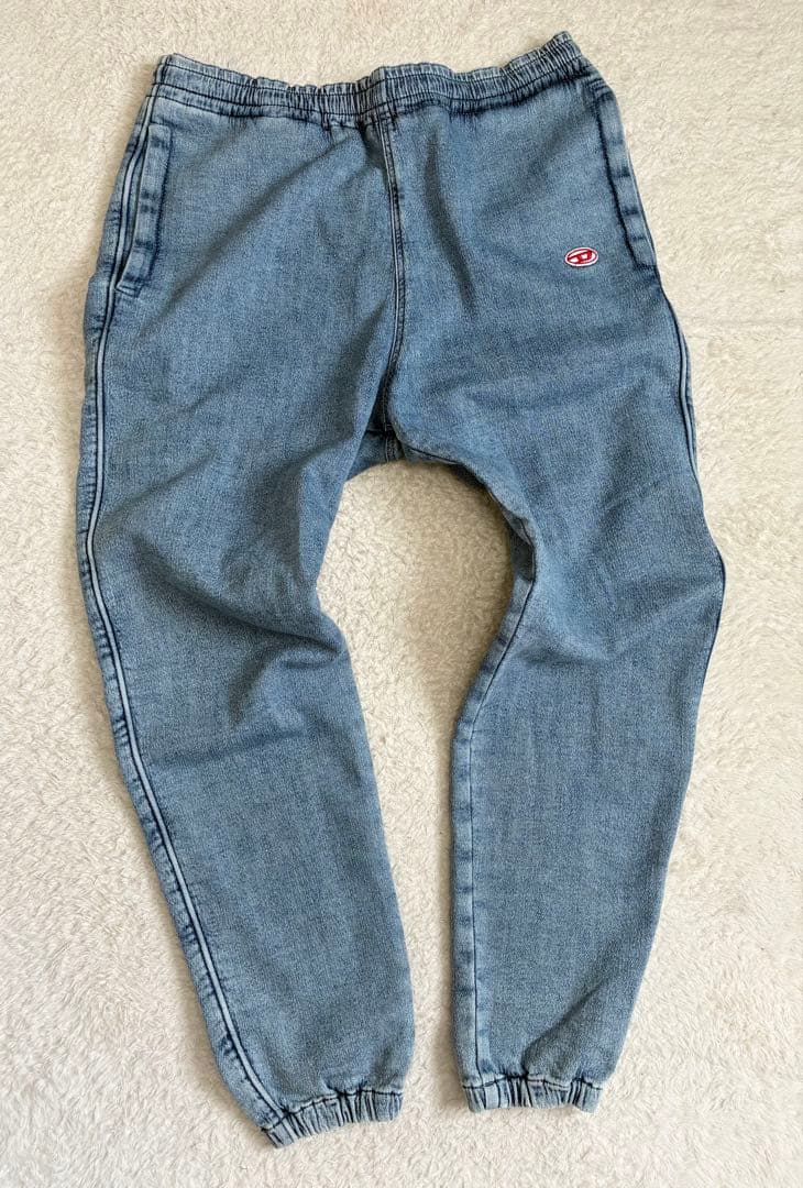 【美品】DIESEL D-LAB-NE スウェットデニムパンツ XL