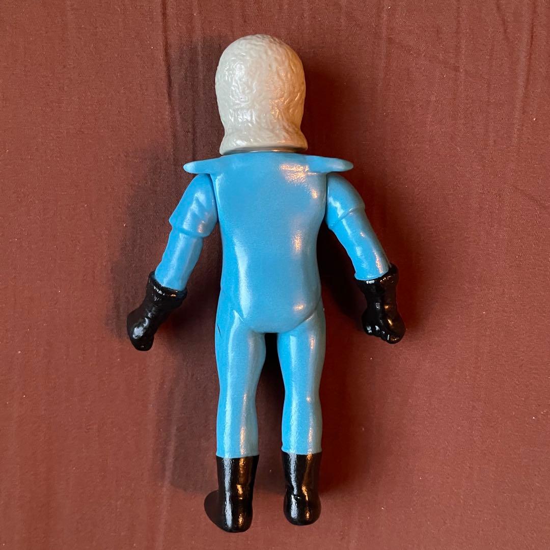 タケミ社製 ミニサイズ どくろ鎌 青・グレー成型 ソフビ　バトルホーク