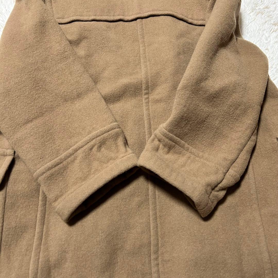 バーバリーズブルーレーベル ウール　ダッフルコート ノバチェック キャメル　38