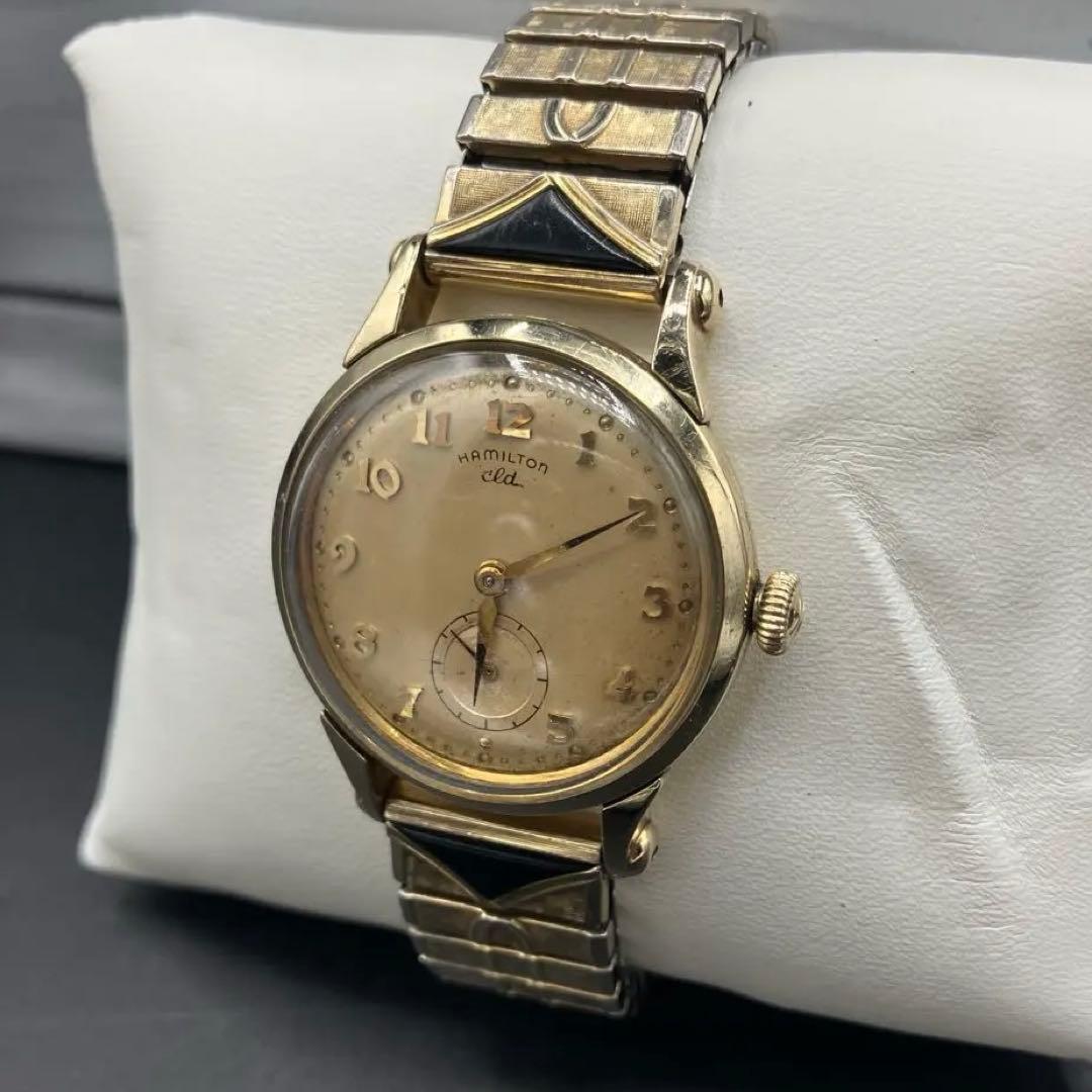 【激レア】HAMILTON CLD 10k GOLD FILLED 稼働品