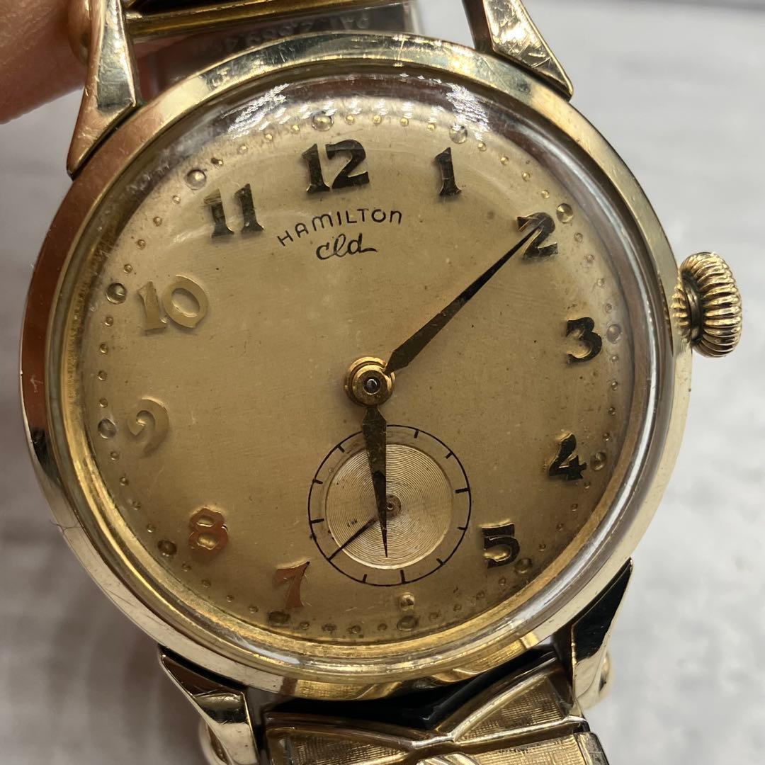 【激レア】HAMILTON CLD 10k GOLD FILLED 稼働品