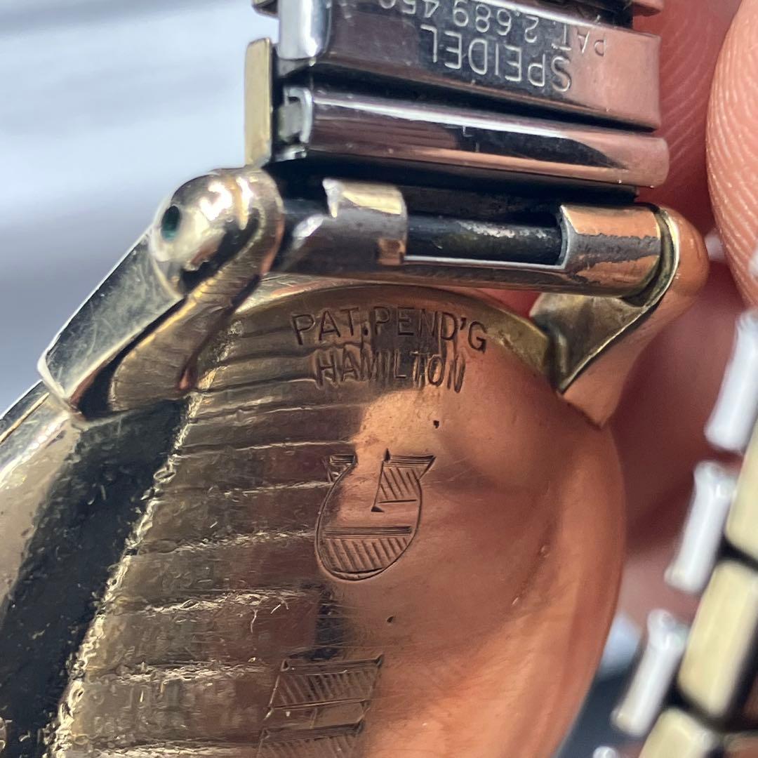 【激レア】HAMILTON CLD 10k GOLD FILLED 稼働品