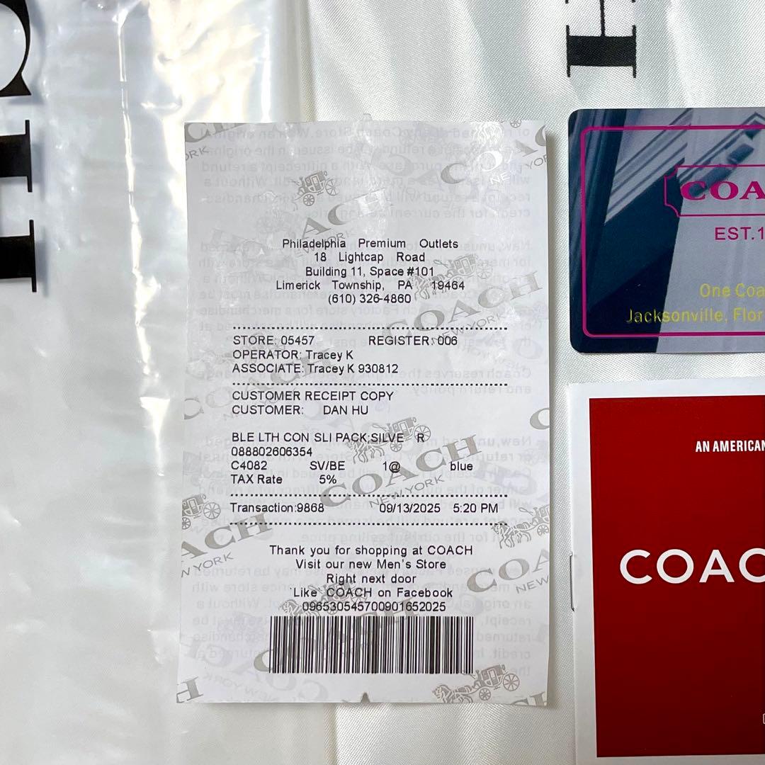 COACH シグネチャー柄 バックパック リュック　レディースC4082 新品