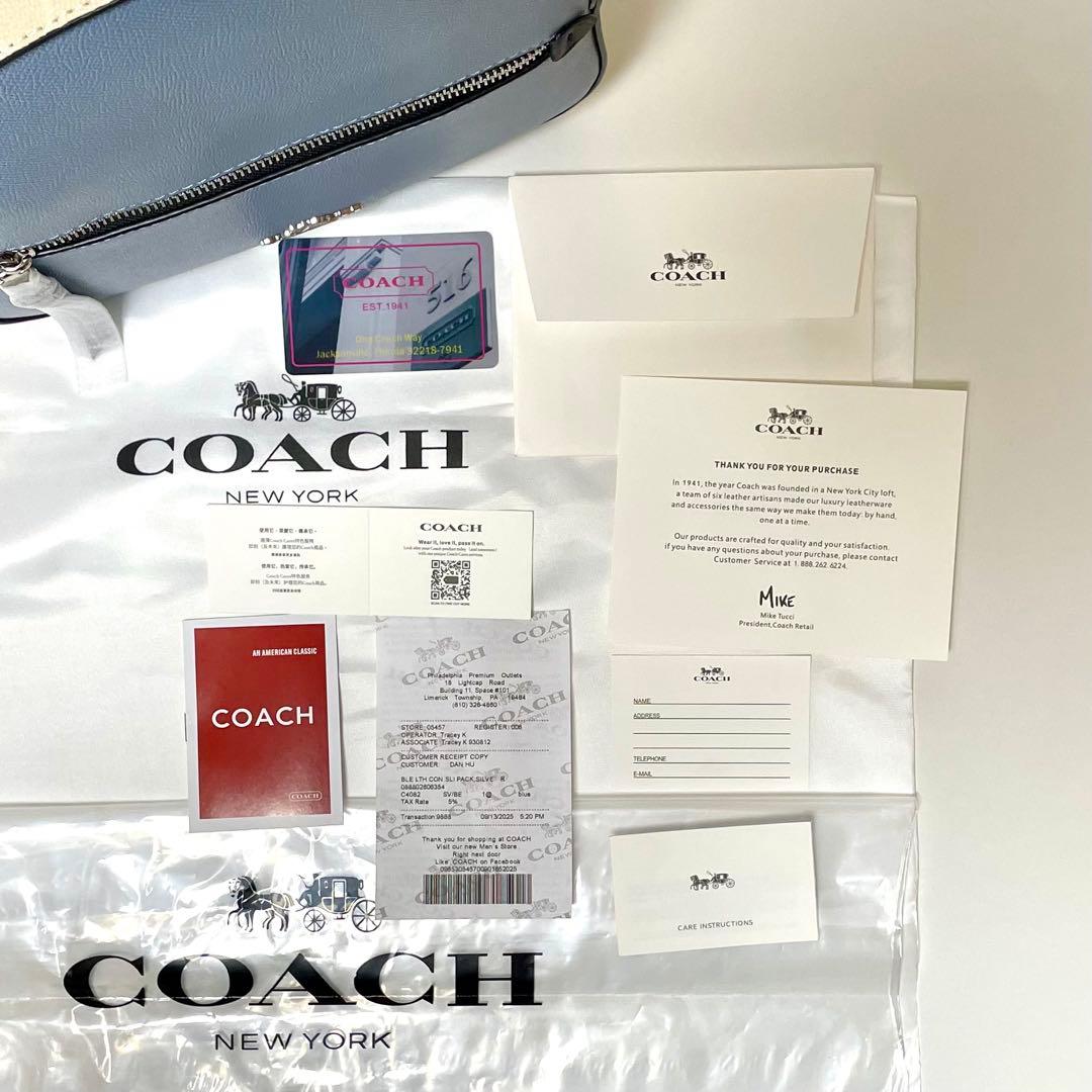 COACH シグネチャー柄 バックパック リュック　レディースC4082 新品