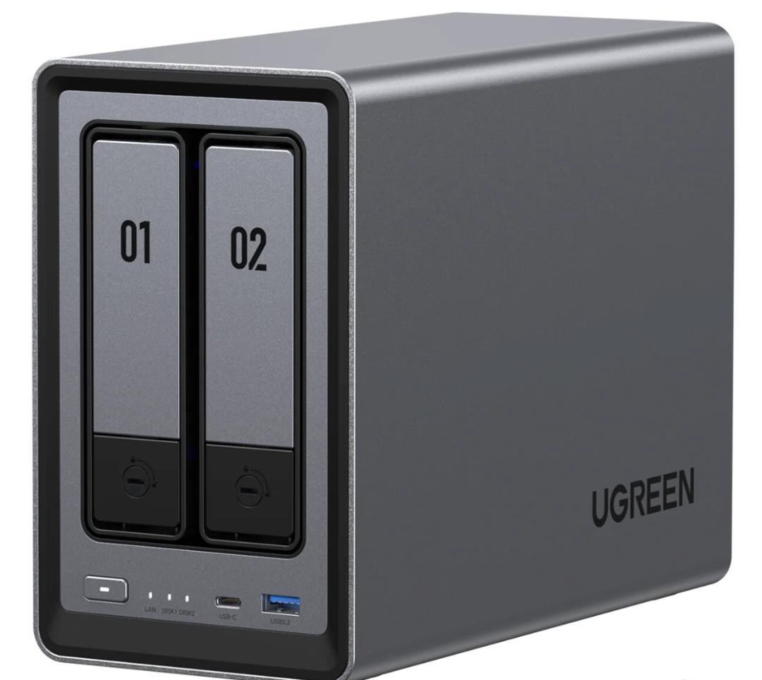 UGREEN NASync DXP2800 2ベイ + 2TB HDD
