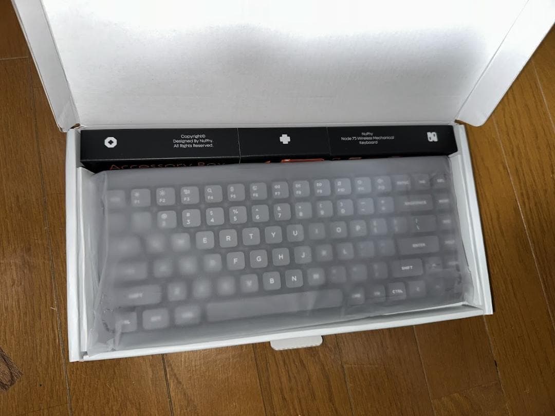 NuPhy Node 75 ロープロファイル 静音スイッチ