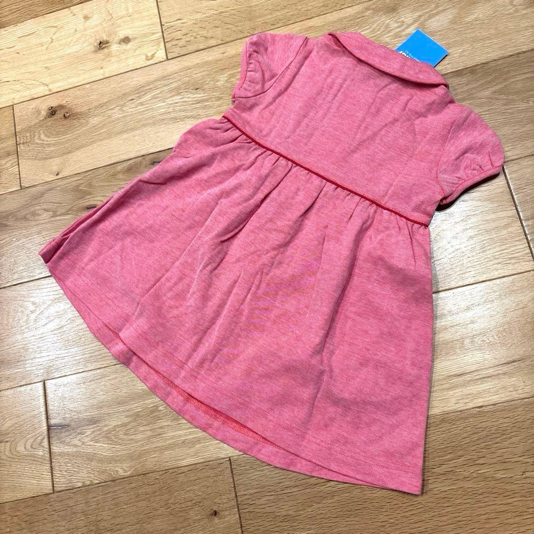 familiarファミリア★かわいい刺繍デザイン丸襟ワンピース★新品未使用★90