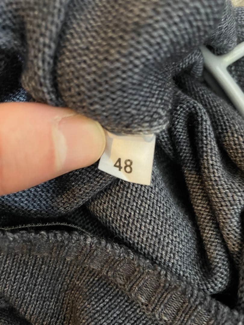 GRAN SASSO ブルーグレー ニット サイズ48