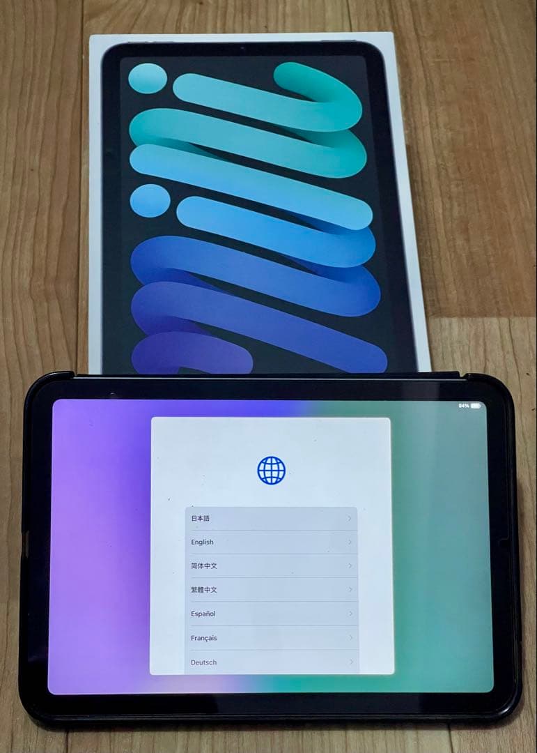 iPad mini 6 (64GB) スペースグレイ【ペン・ケース・フィルム付】