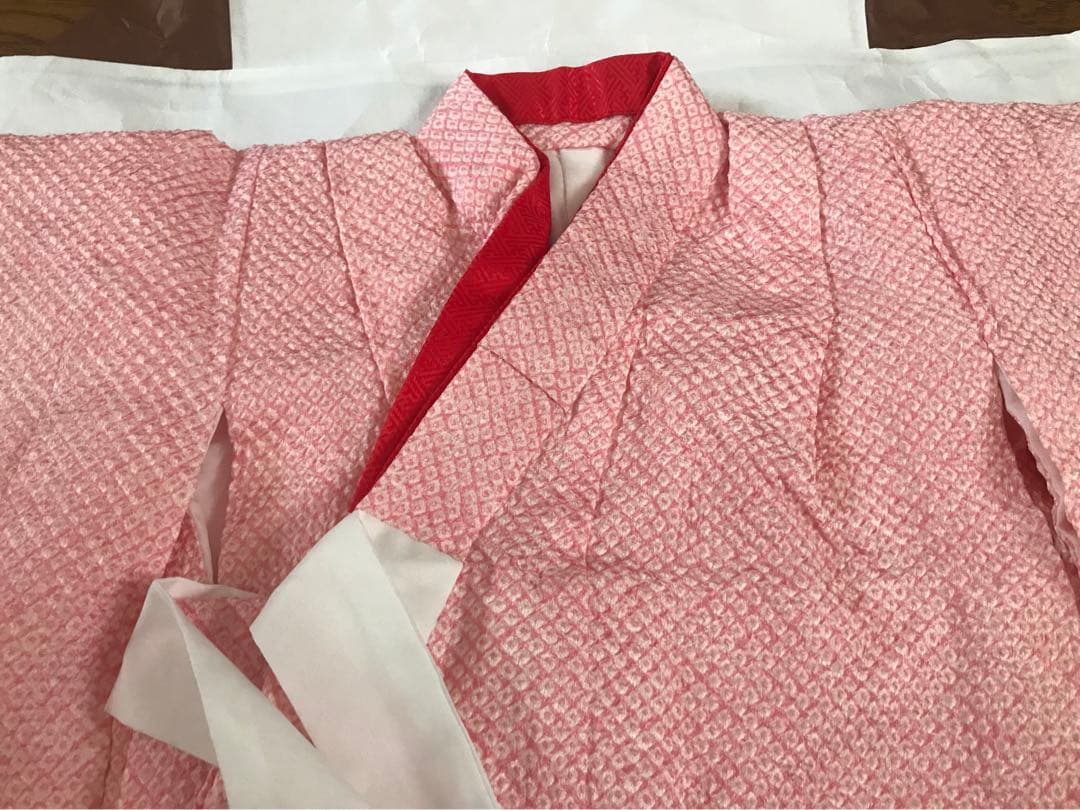 七五三衣装セット 赤ピンク系　3歳　高島屋