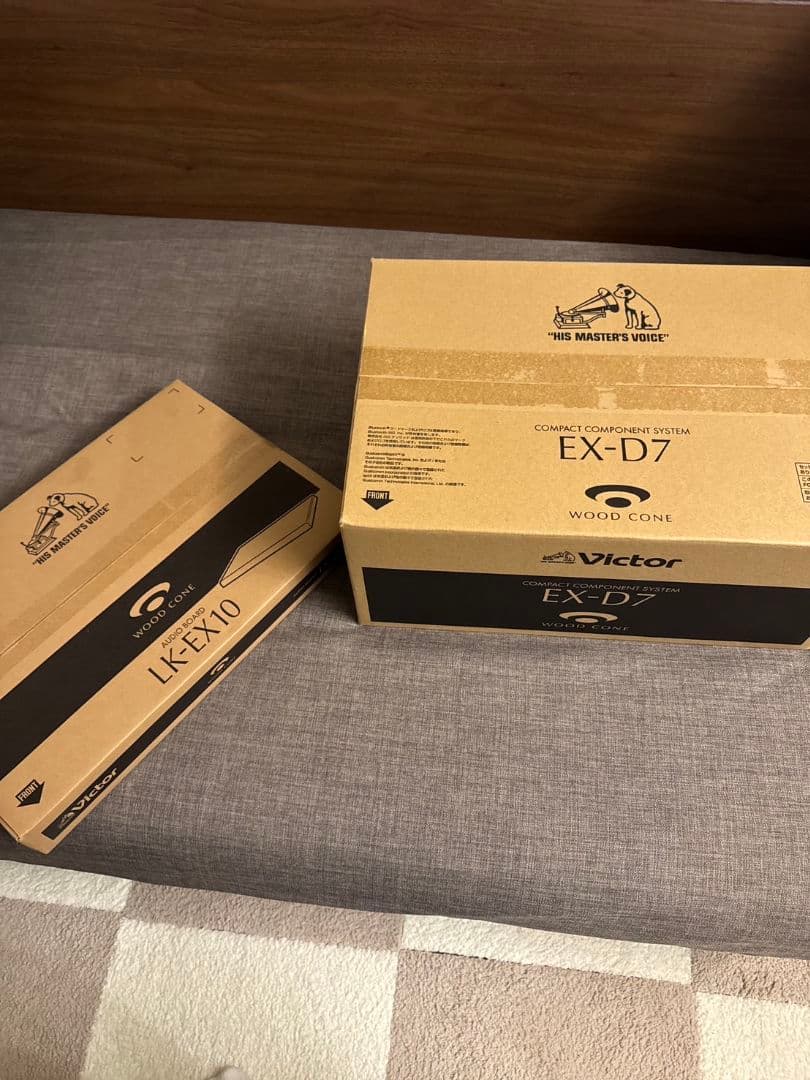 VICTOR WOOD CONE EX-D7　オーディオボードセット
