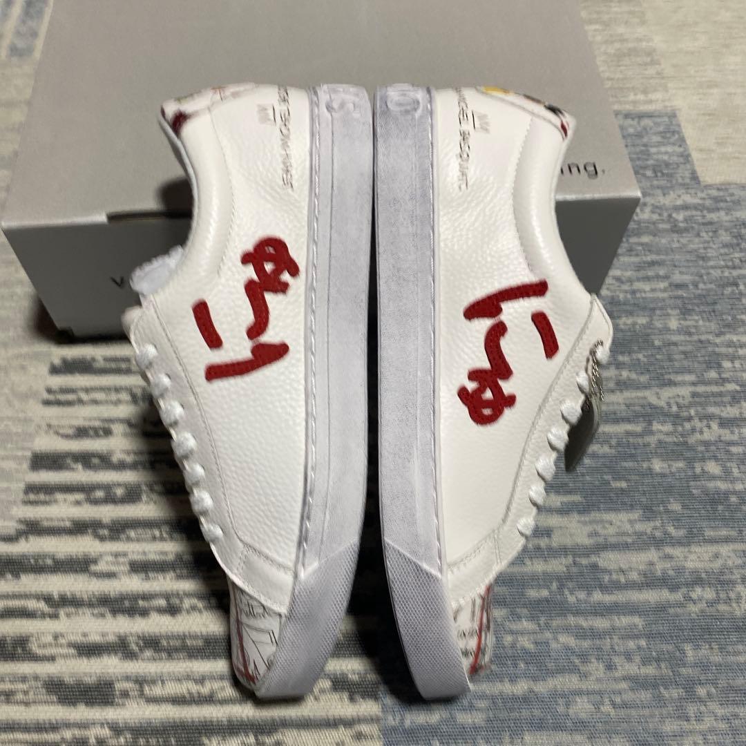 SANGACIO ホワイト/レッド にゅーず.バスキア限定スニーカー 新品