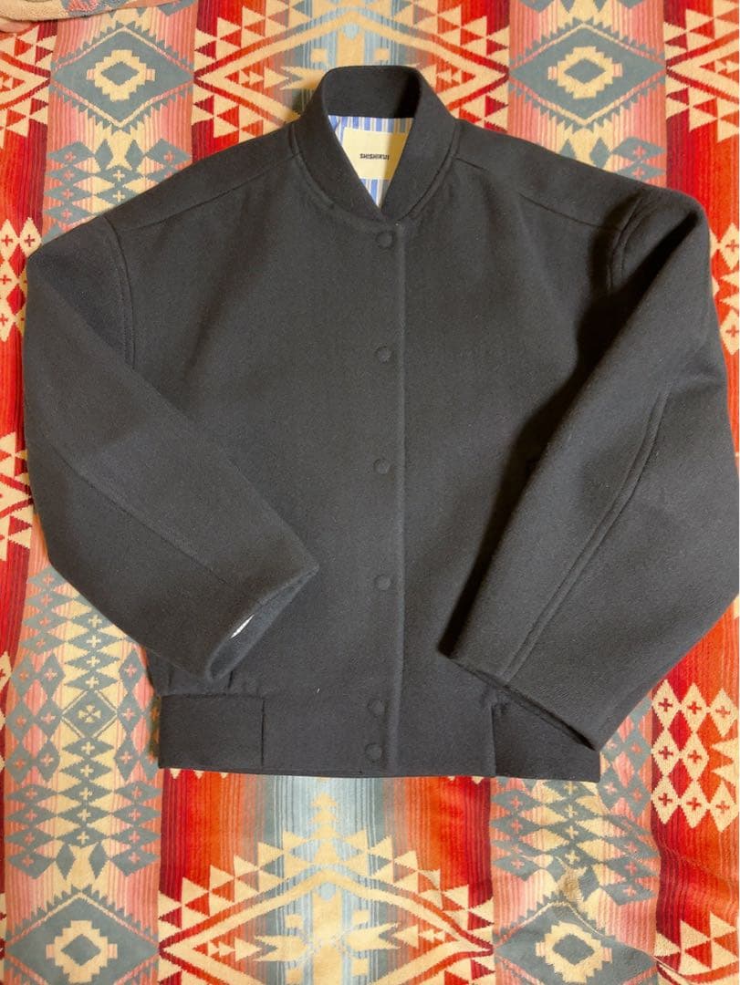 THE SHISHIKUI シシクイ　WOOL JAK ネイビー