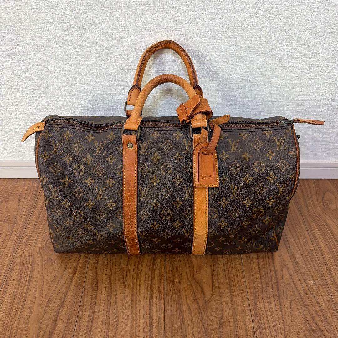 Louis Vuitton ボストンバッグ 中型 ブラウン