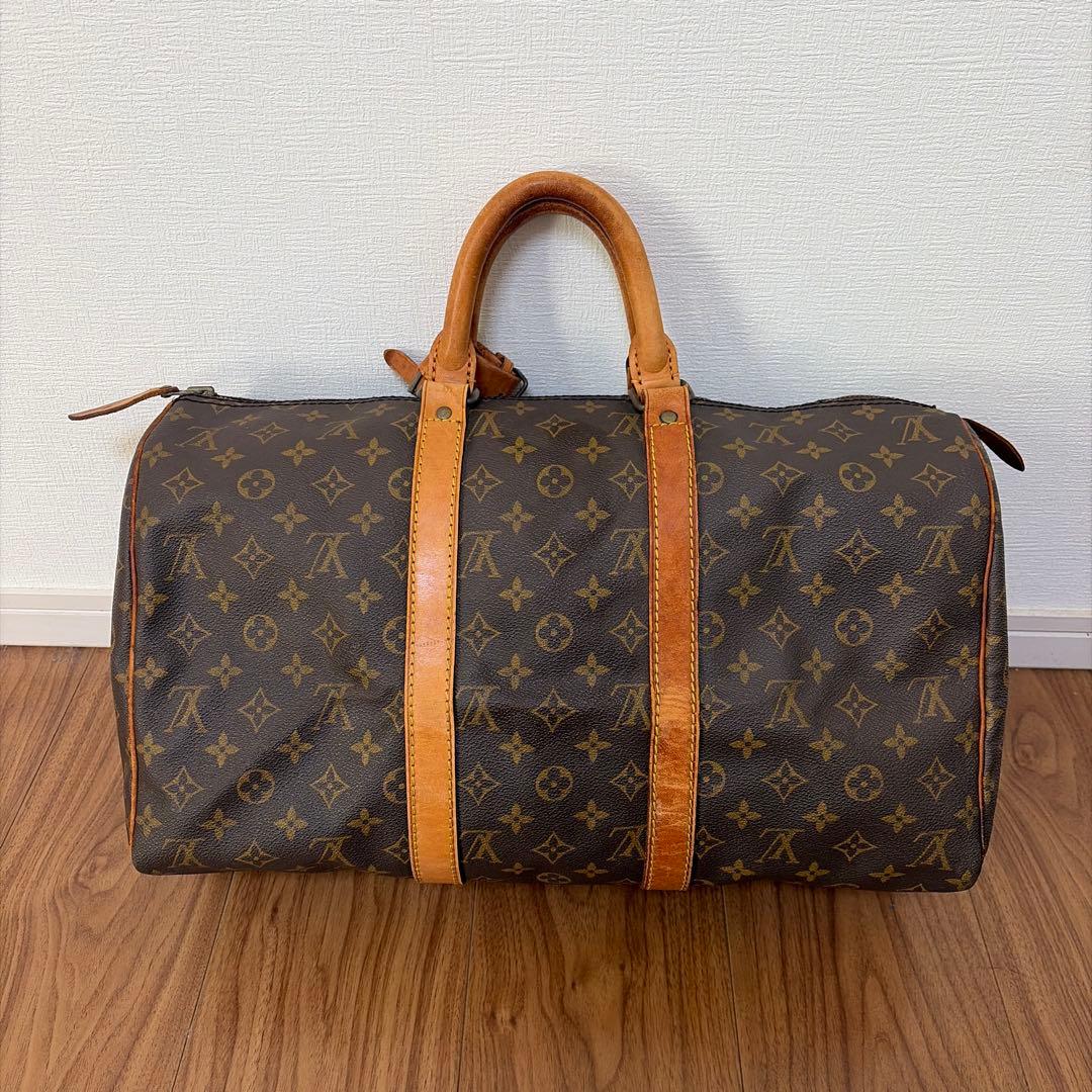 Louis Vuitton ボストンバッグ 中型 ブラウン