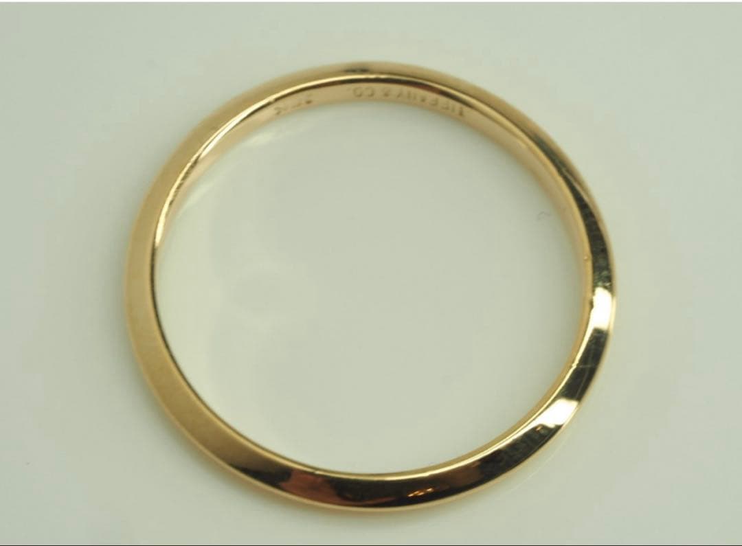 TIFFANY&Co. ティファニー　18k 17号　ナイフエッジ　リング　指輪