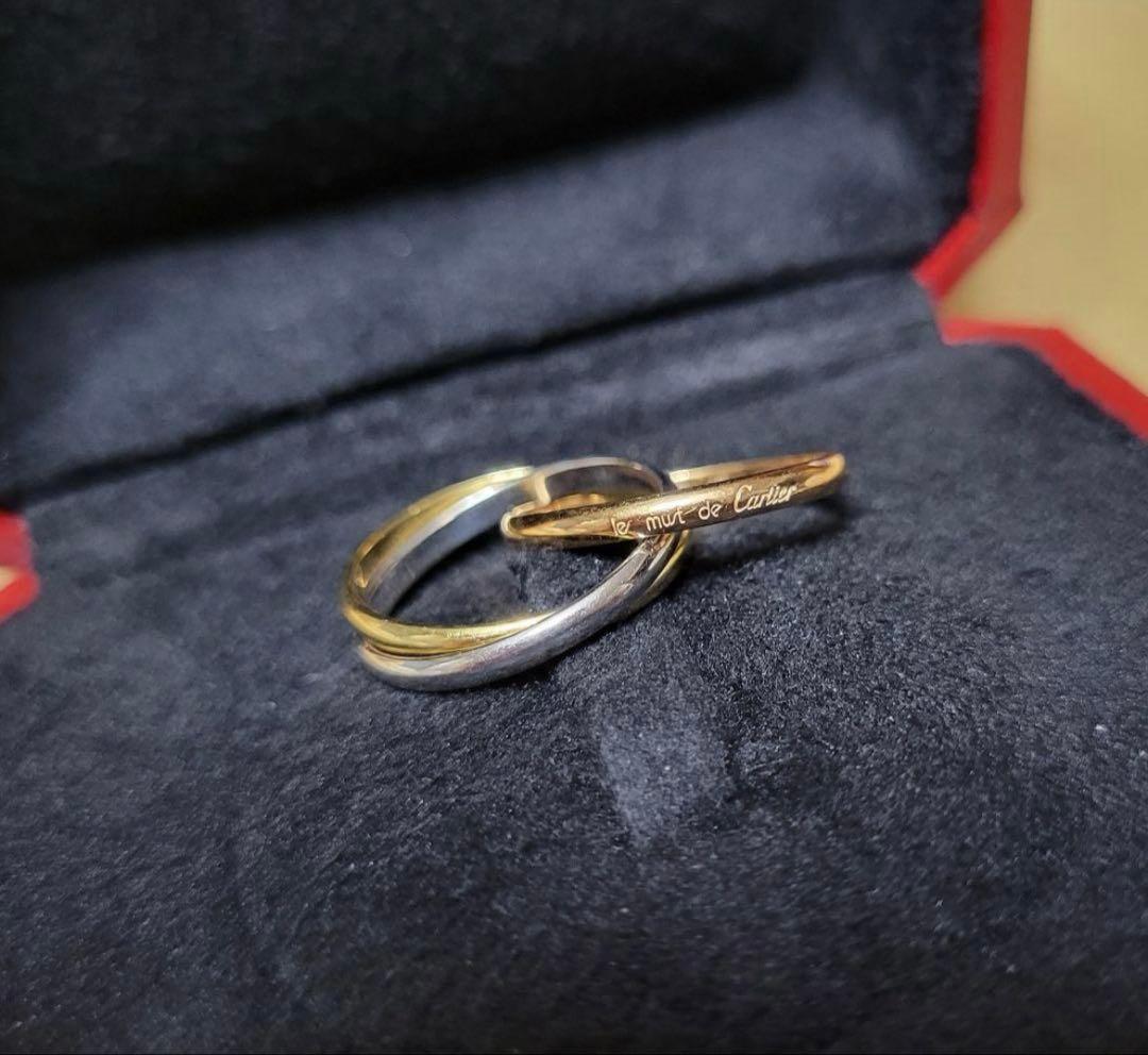 カルティエ　トリニティXS　エクストラスモール　リング　#49