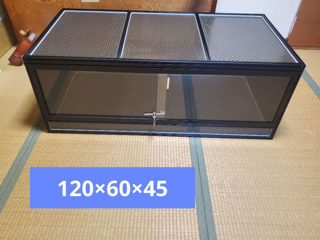 アルミケージ 120-60-45 爬虫類ケージ(9月出品取り消し予定)