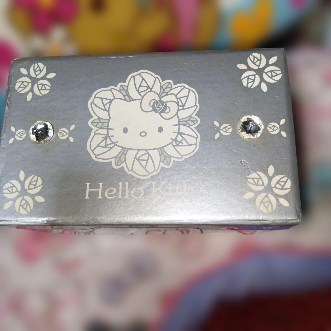 ハローキティ1999年25周年限定ダイヤモンドシリーズ小物入れ仕切り付未使用
