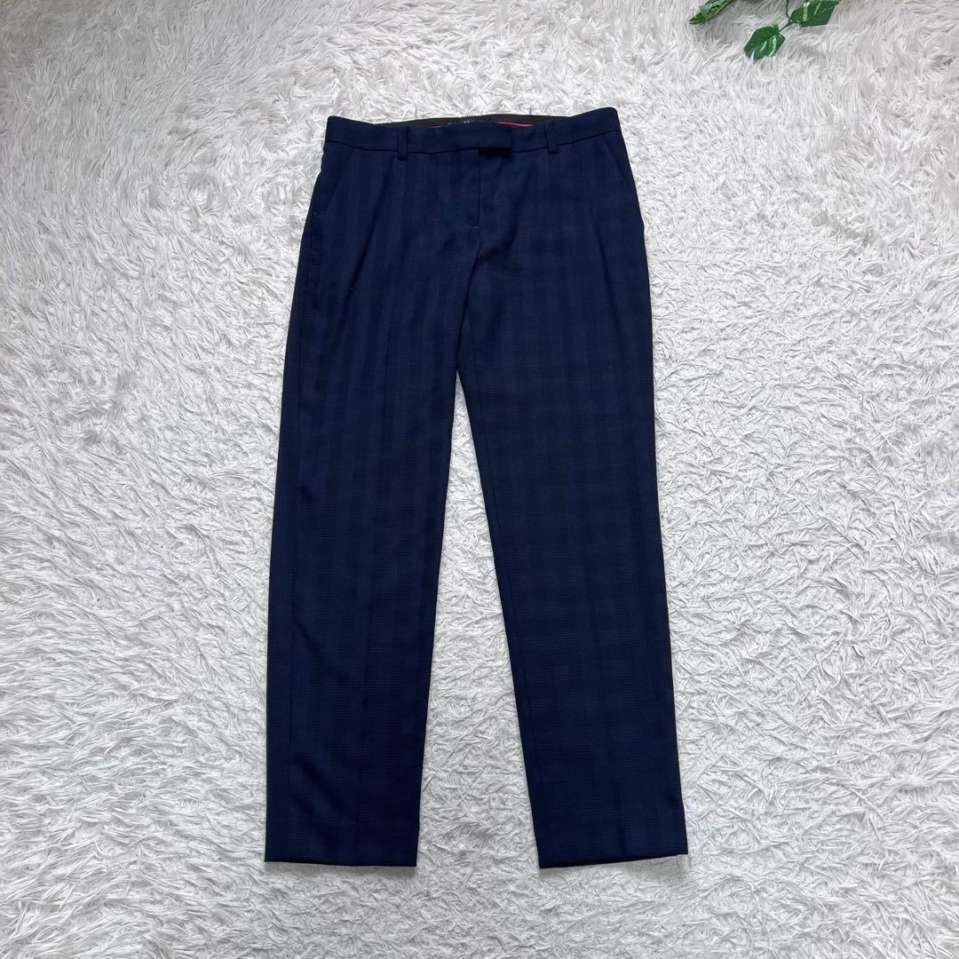 極美品 現行 PS Paul Smith セットアップ パンツスーツ ネイビー