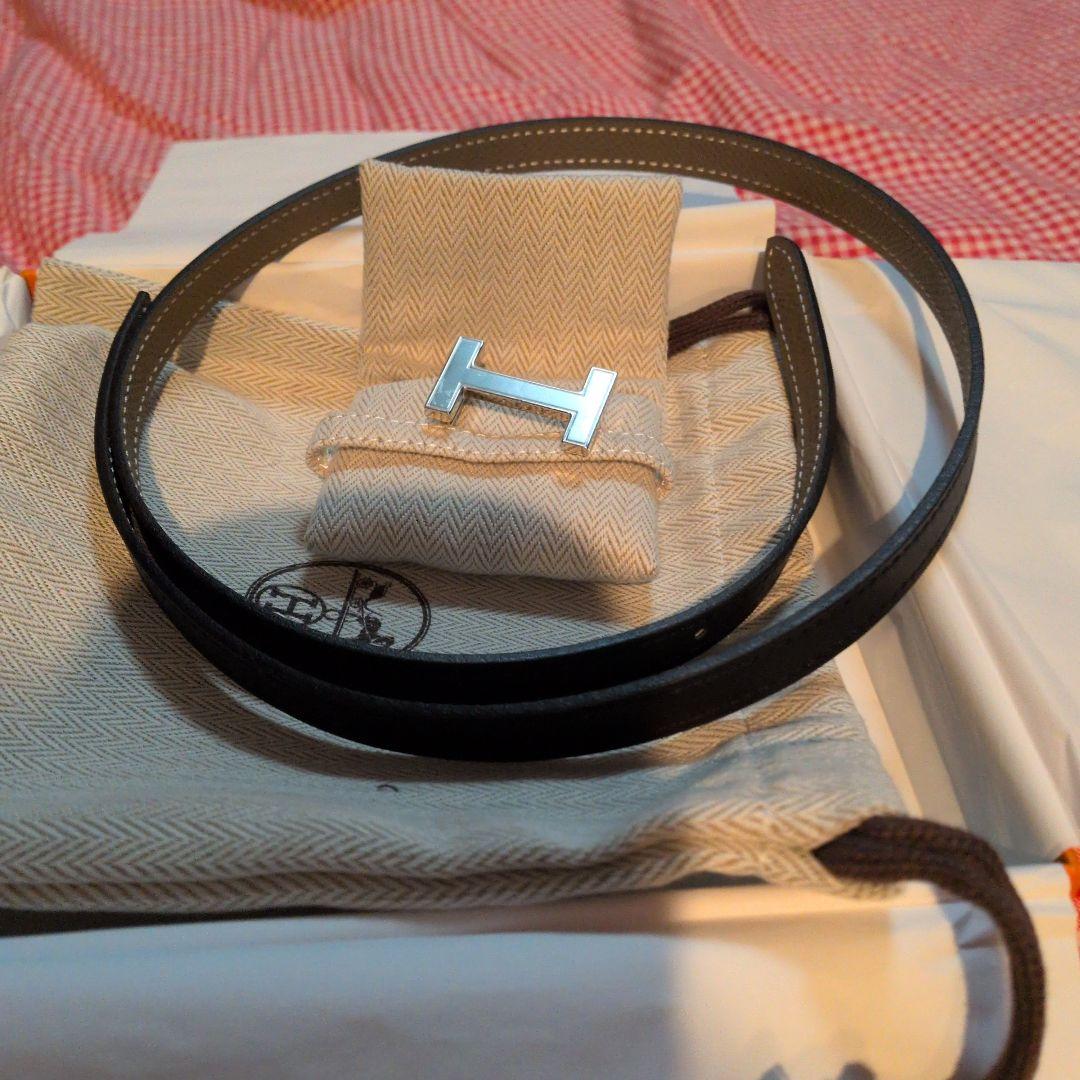 新品【HERMES】リバーシブル　エルメス エトープ✕ブラック13mm ベルト