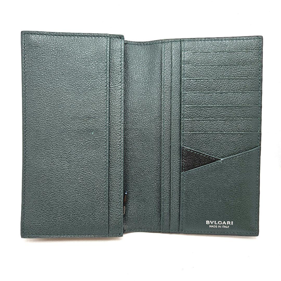 ブルガリ 長財布 ビーゼロワン 二つ折り サークルロゴ バイカラー