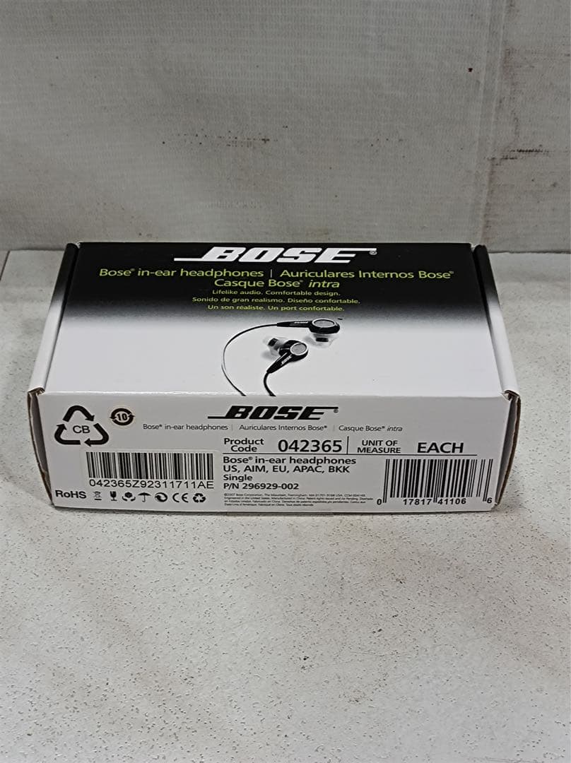 八6620【新品未開封】BOSE インイヤーヘッドホン