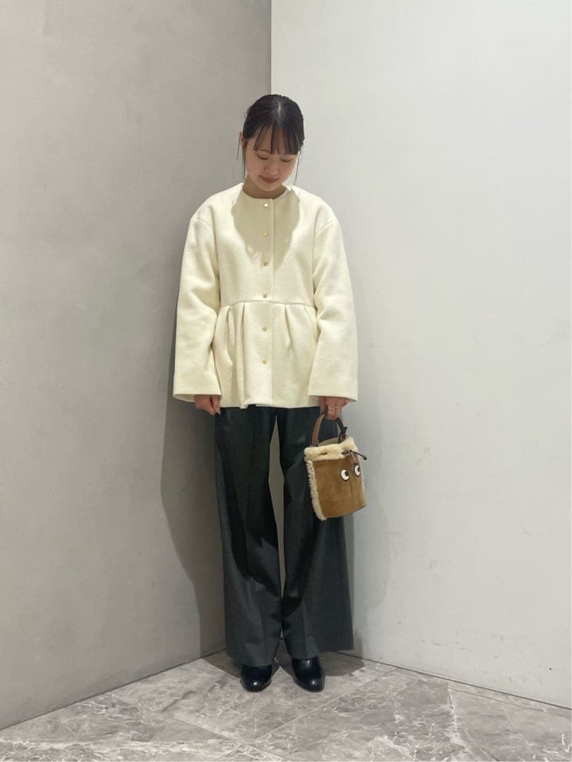 美品★ユナイテッドアローズ　ペプラムショートコート