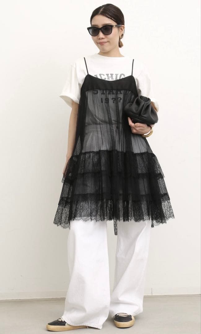 トップス Lisiere race camisole tops