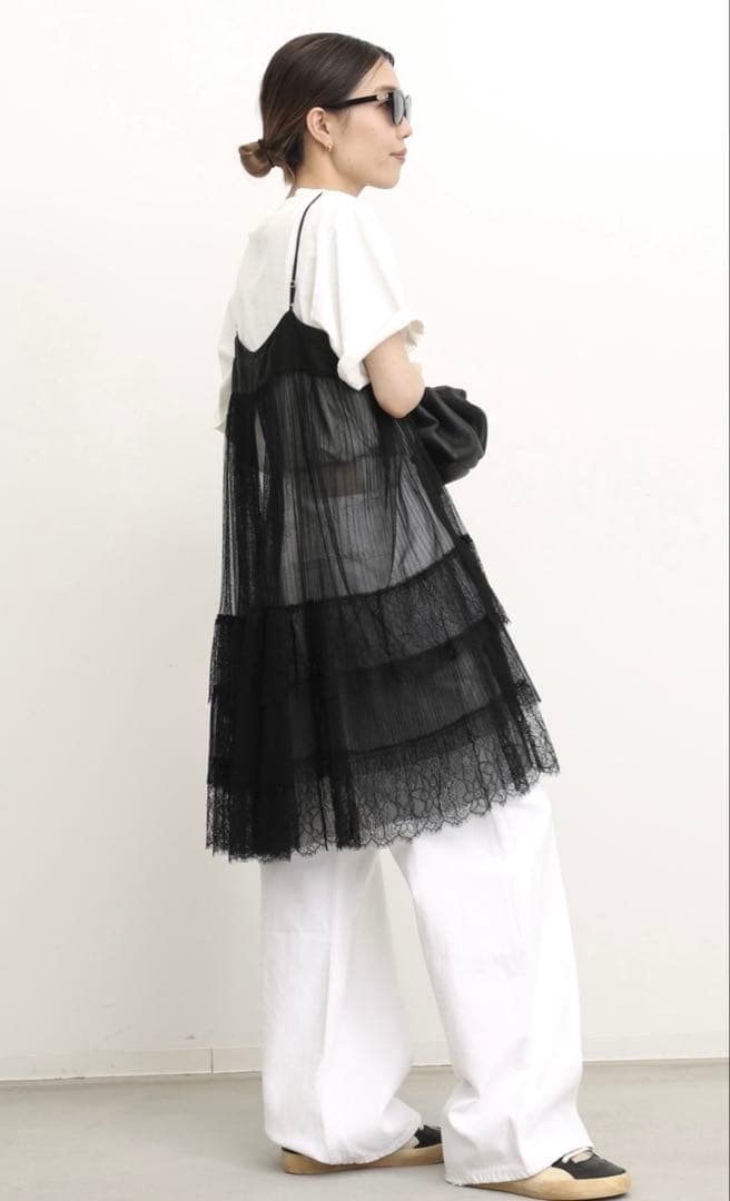 トップス Lisiere race camisole tops