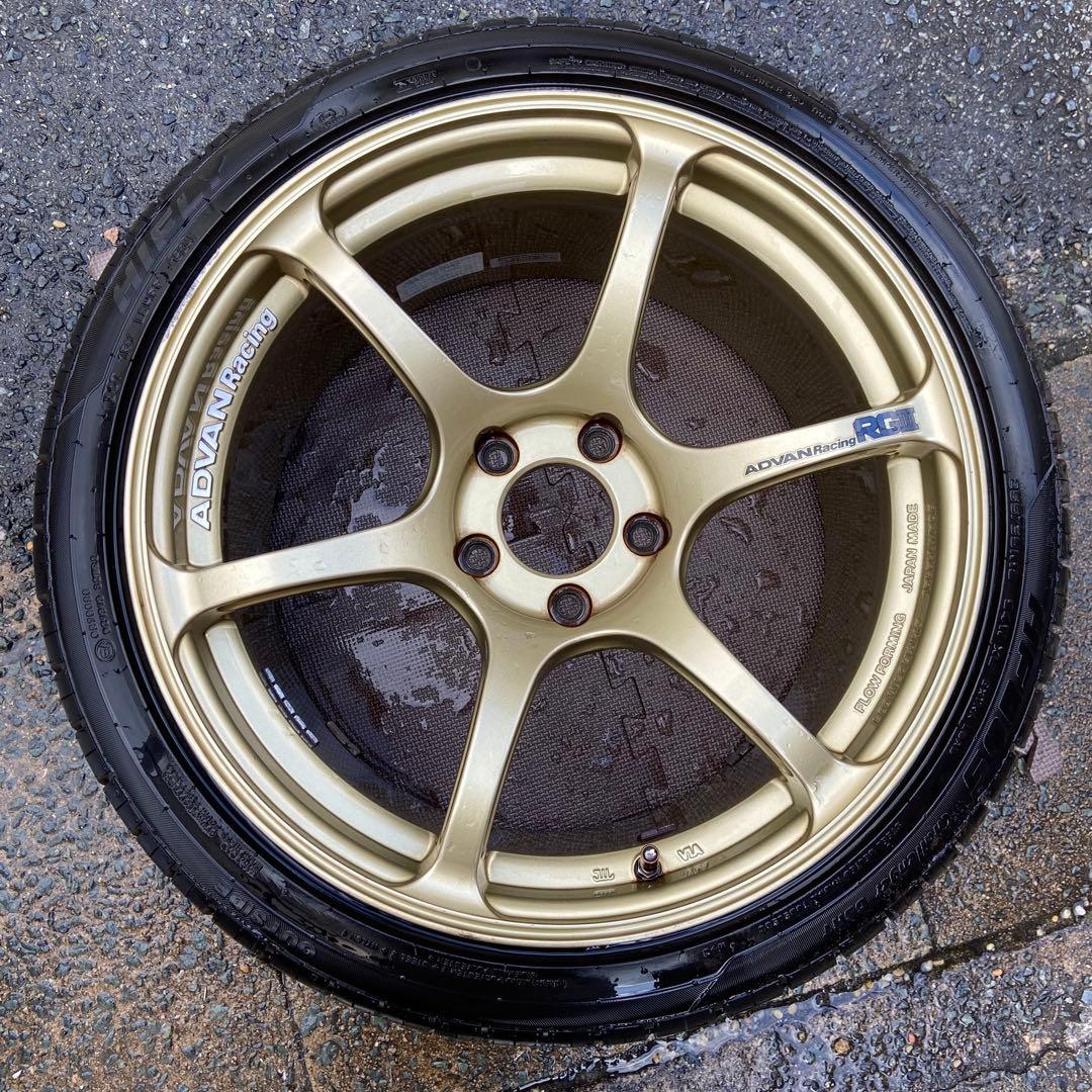 ADVAN Racing RGⅢ アドバンレーシングRG3 ゴールド 18インチ