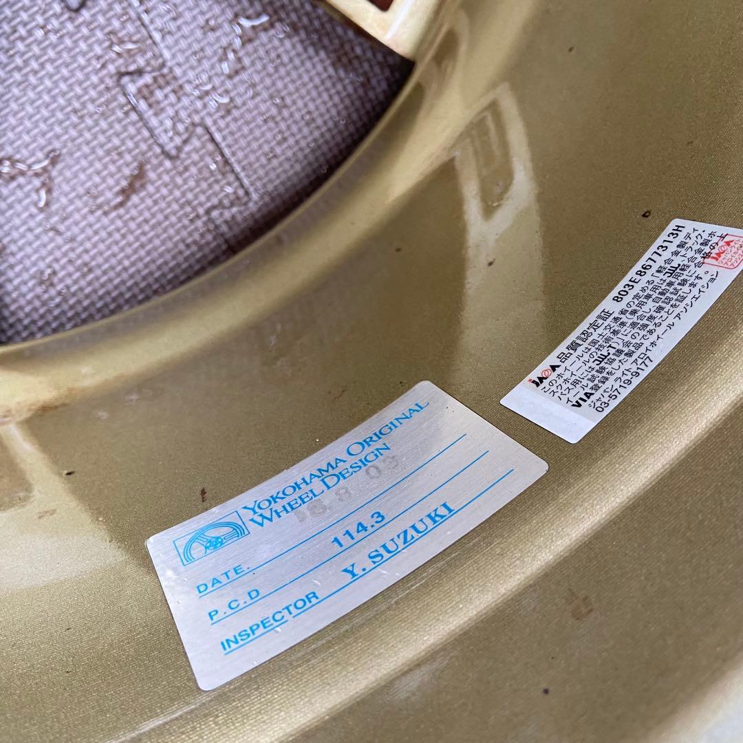 ADVAN Racing RGⅢ アドバンレーシングRG3 ゴールド 18インチ