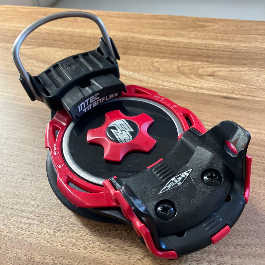 INTEC Titanfly スノーボードビンディング レッド/ブラック